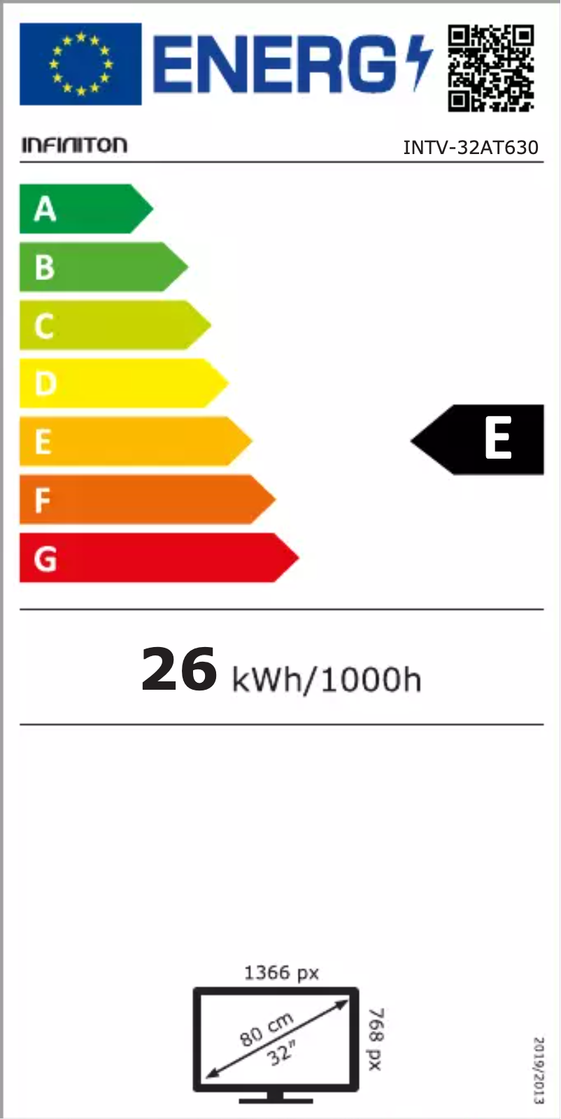 Image de la première page du manuel de l'appareil INTV-32AT630