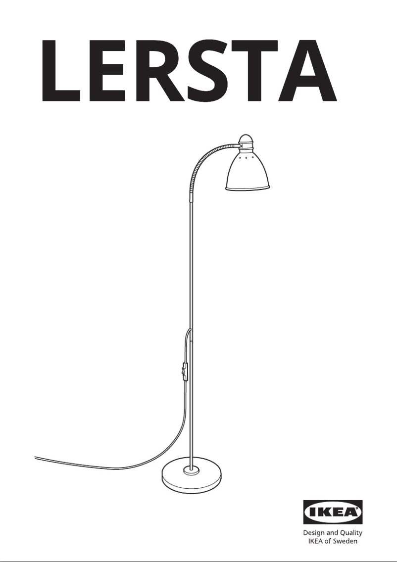 Image de la première page du manuel de l'appareil LERSTA 305.438.21