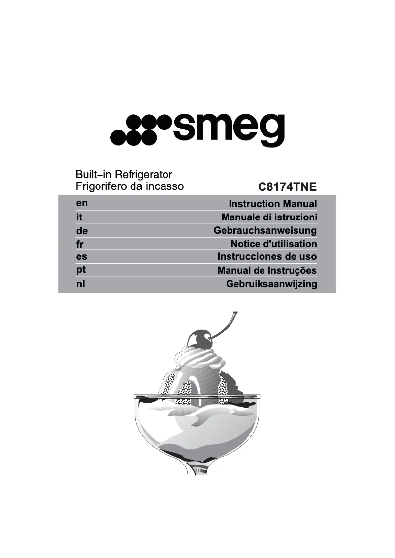 Página 1 del manual Manual de usuario Smeg C8174TNE