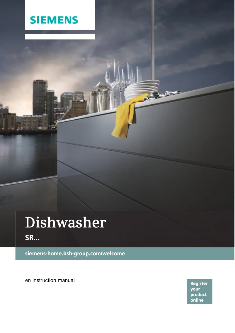 Page n°1 - Manuel d'utilisation et d'entretien Siemens SR656X04TE