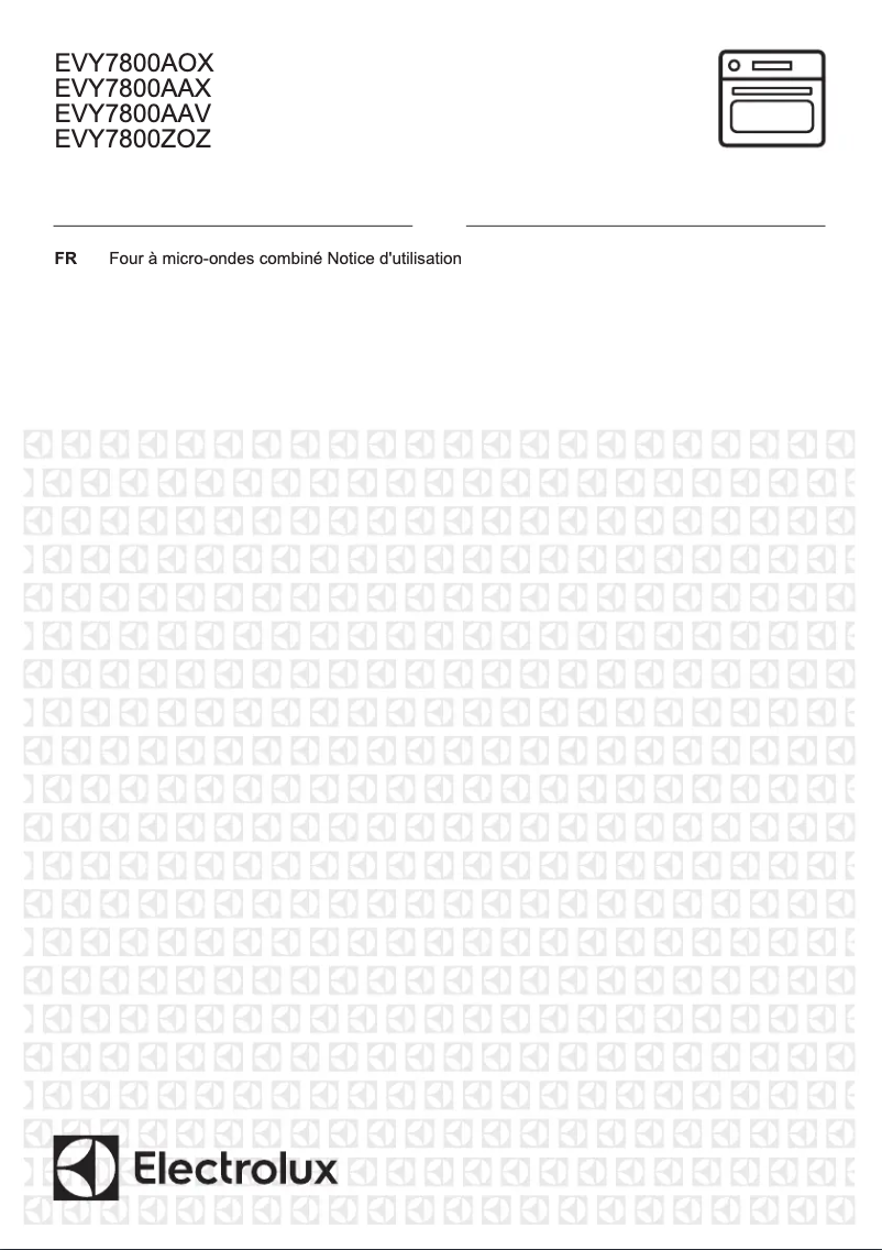 Image de la première page du manuel de l'appareil EVY7800AAV