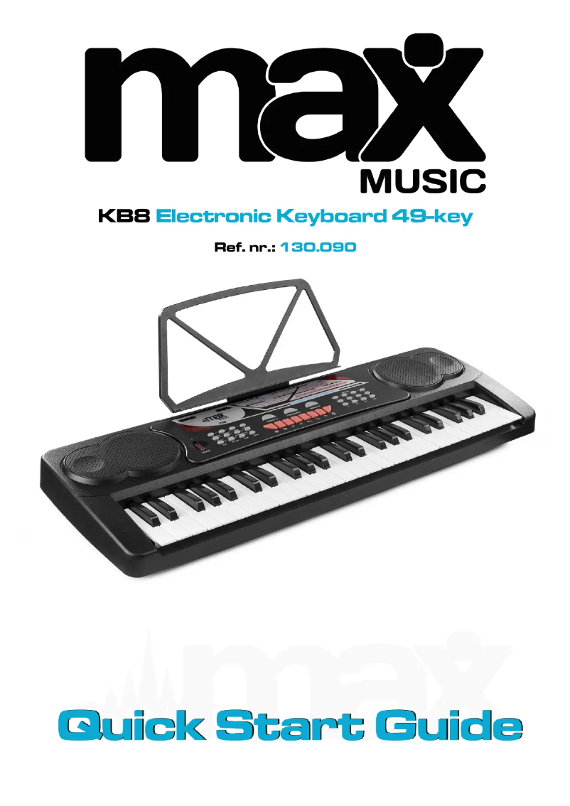 Page n°1 - Guide de démarrage rapide MAX KB8