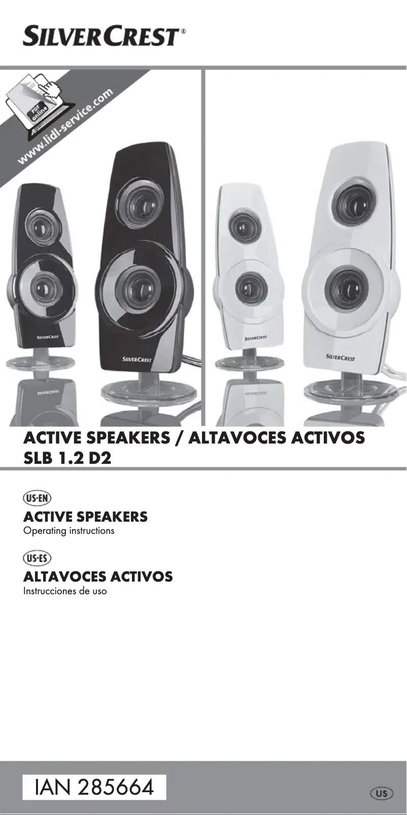 Page n°1 - Manuel utilisateur SilverCrest SLB 1.2 D2