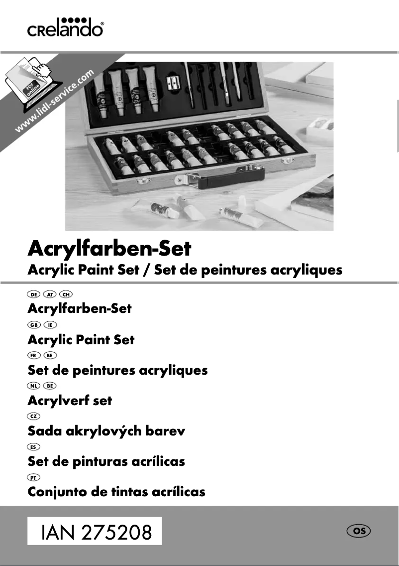 Image de la première page du manuel de l'appareil 275208