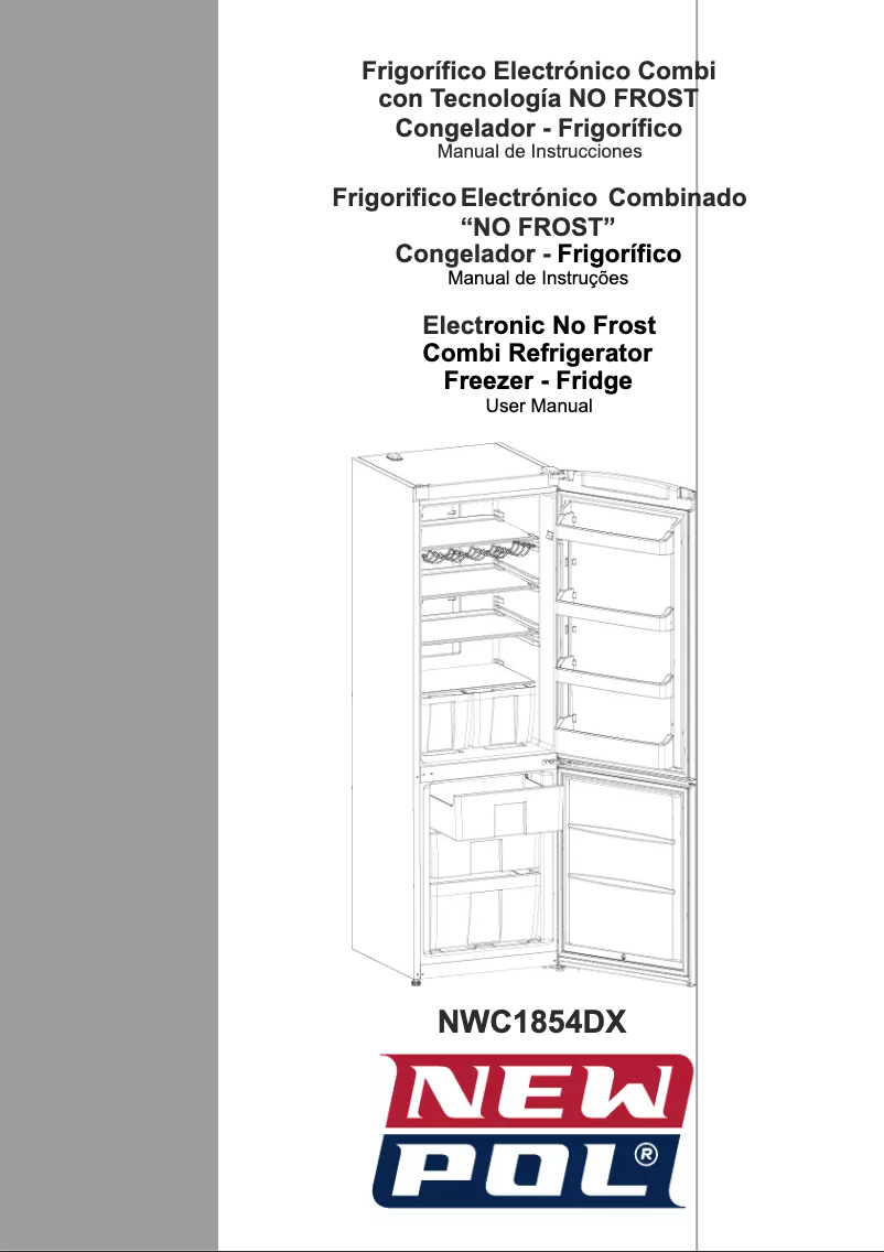 Page 1 de la notice Manuel utilisateur New Pol NWC1854D