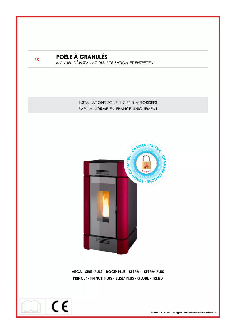 Page n°1 - Manuel utilisateur Cadel Vega