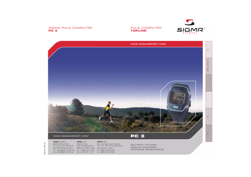 Image de la première page du manuel de l'appareil PC 3