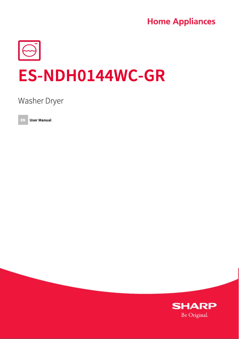 Page n°1 - Manuel utilisateur Sharp ES-NDH0144WC-GR