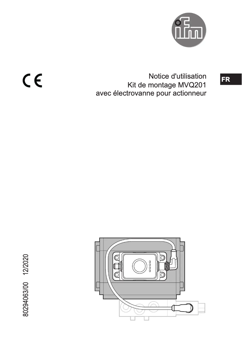 Page 1 de la notice Manuel utilisateur IFM ZZ0629
