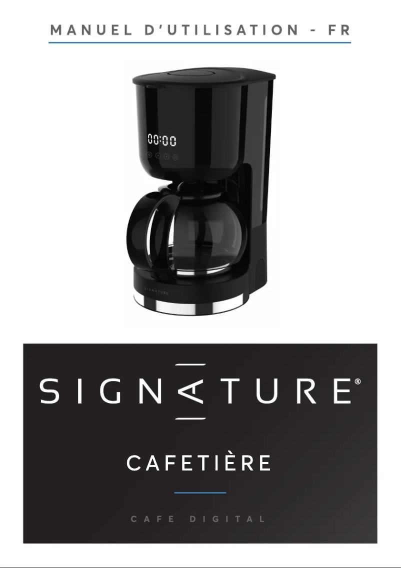 Page n°1 - Manuel utilisateur Signature Cafe Digital