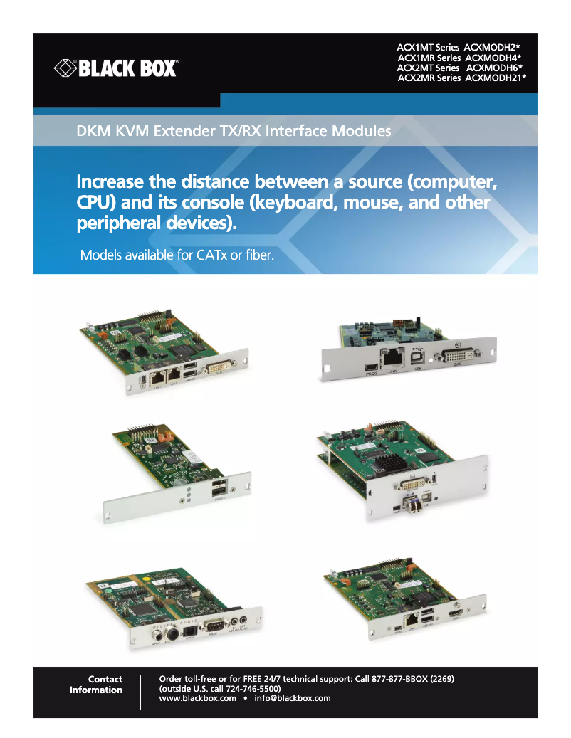 Image de la première page du manuel de l'appareil ACX2MR-DP4KHS-2S
