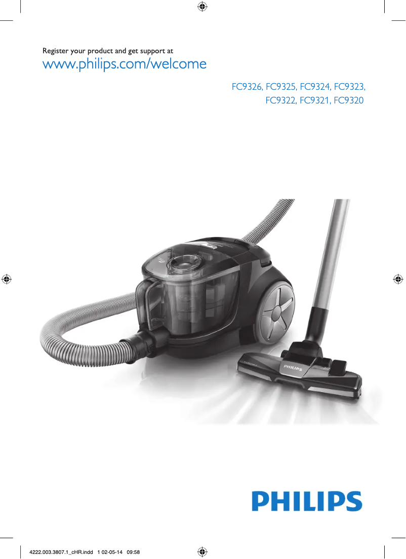 Imagen de la primera página del manual del dispositivo PowerPro Compact FC9324