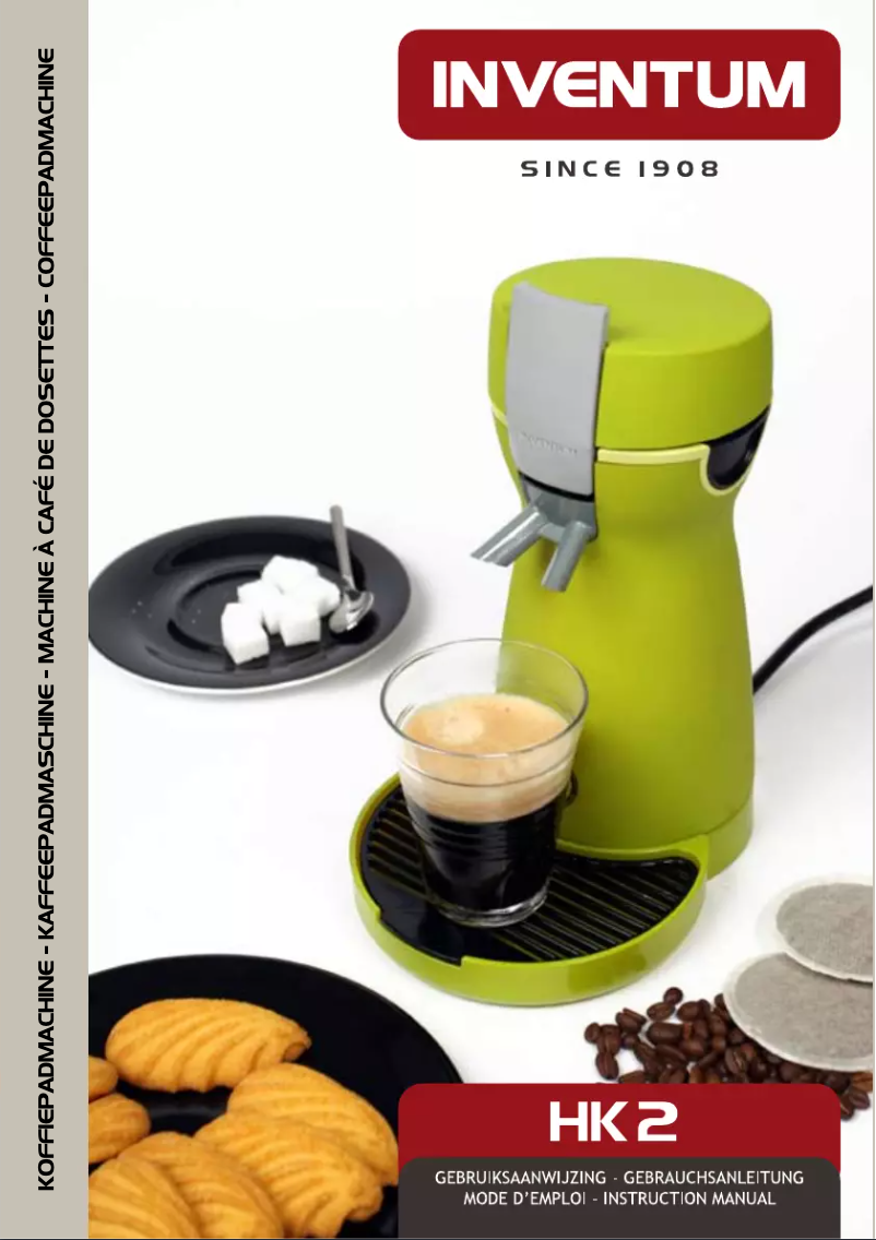 Page n°1 - Manuel utilisateur Inventum HK 2