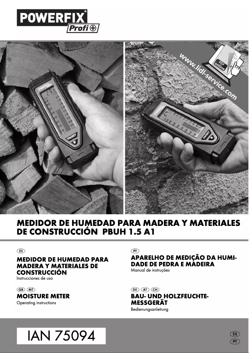 Page 1 de la notice Manuel utilisateur Powerfix PBUH 1.5 A1