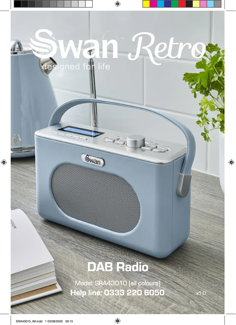 Image de la première page du manuel de l'appareil SRA43010