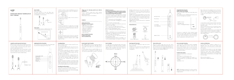 Page 1 de la notice Manuel utilisateur Usmile U3