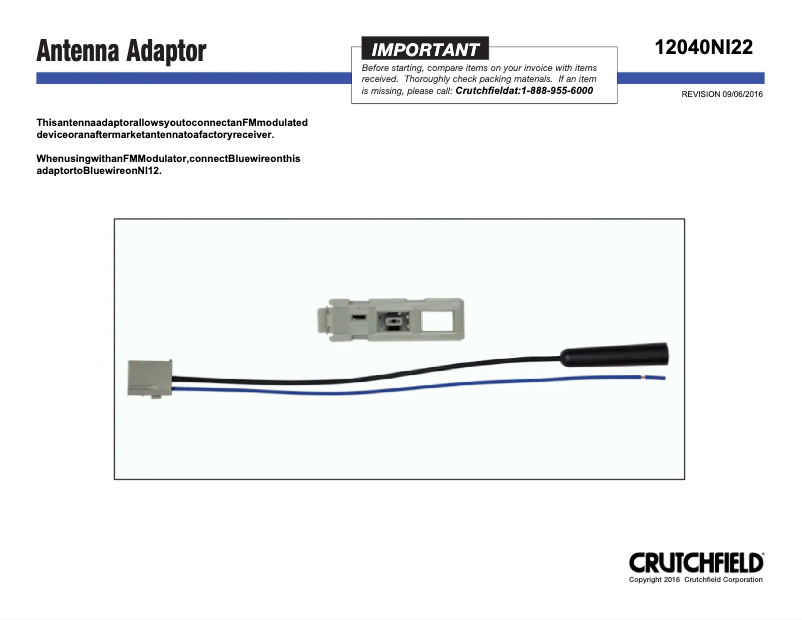 Página 1 del manual Manual de usuario Metra 40-NI22