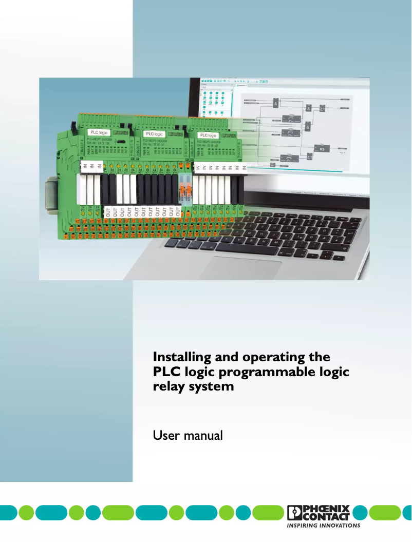 Image de la première page du manuel de l'appareil PLC-V8C/PT-24DC/EM