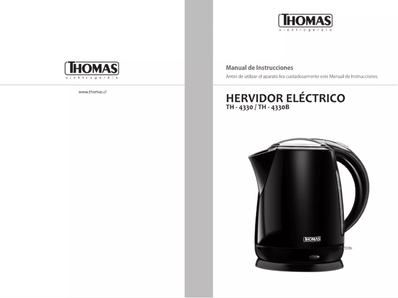 Page n°1 - Manuel utilisateur Thomas TH-4330B