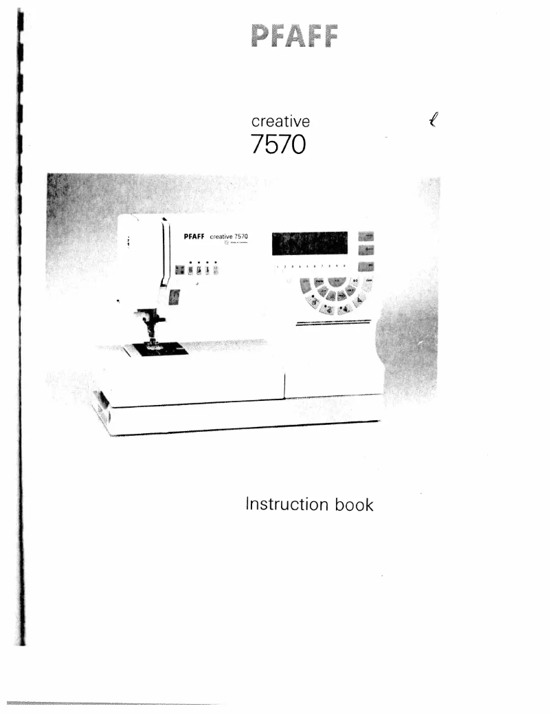 Image de la première page du manuel de l'appareil creative 7570