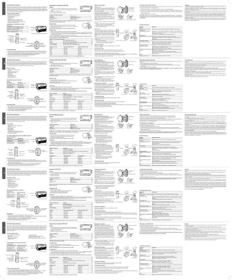 Page 1 de la notice Manuel utilisateur Midland XTC-200 Xtreme