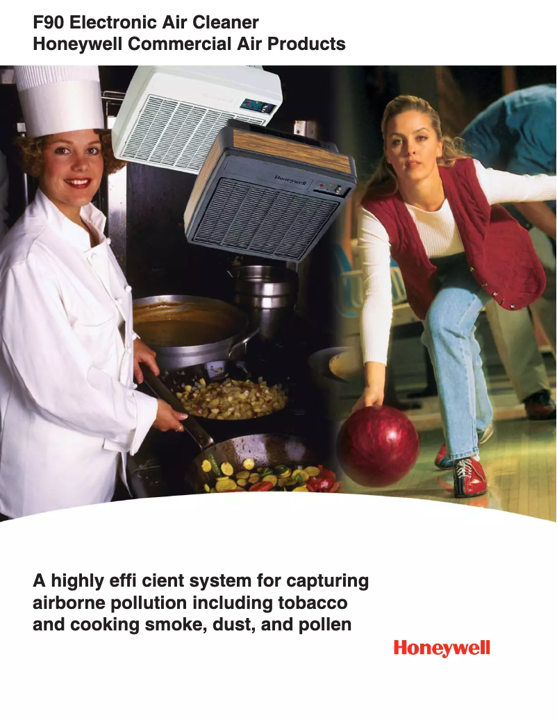 Página 1 del manual Folleto Honeywell F90A1050