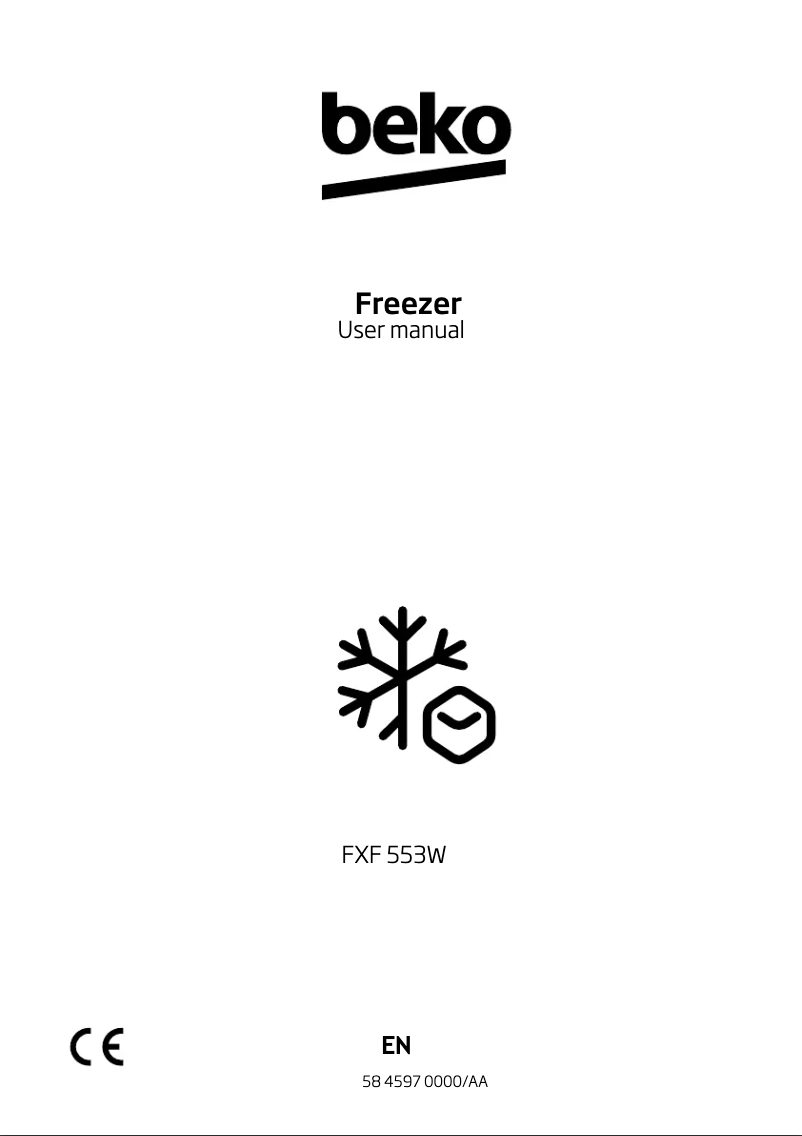 Image de la première page du manuel de l'appareil FXF553