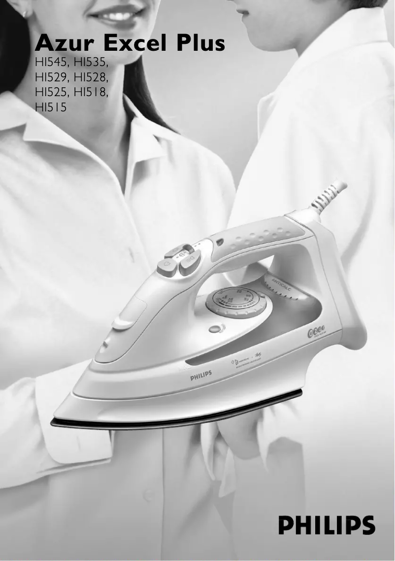 Page n°1 - Manuel utilisateur Philips Azur Excel Plus HI528