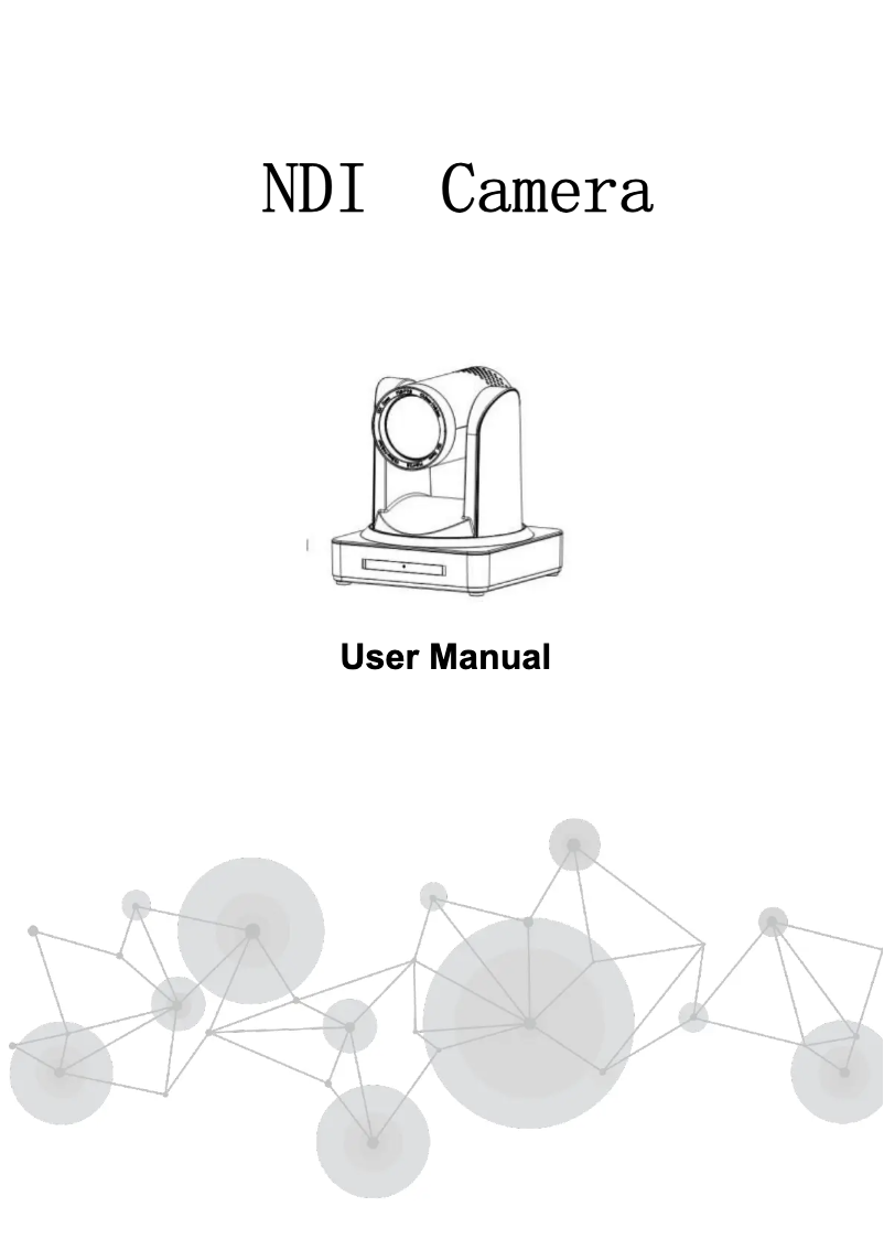 Image de la première page du manuel de l'appareil NDI20X