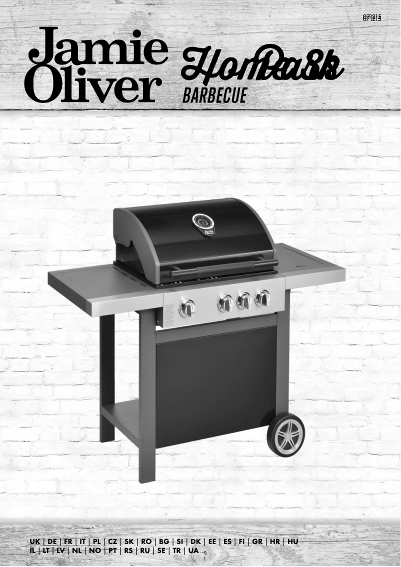 Page 1 de la notice Manuel utilisateur Jamie Oliver Home 3S