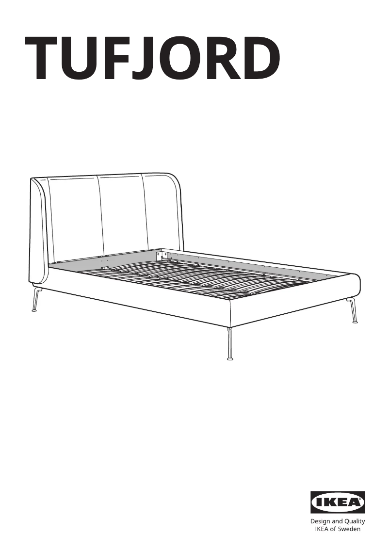 Page 1 de la notice Manuel utilisateur Ikea TUFJORD 604.648.36