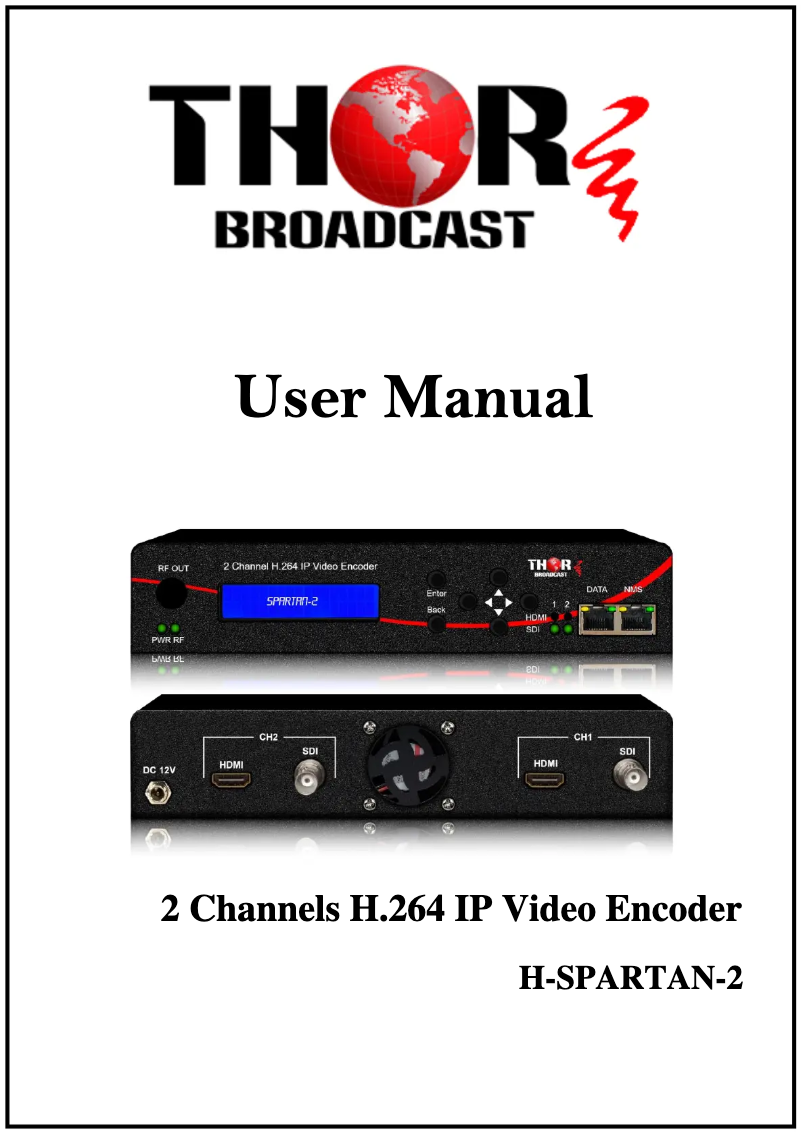 Página 1 del manual Manual de usuario Thor H-SPARTAN-2