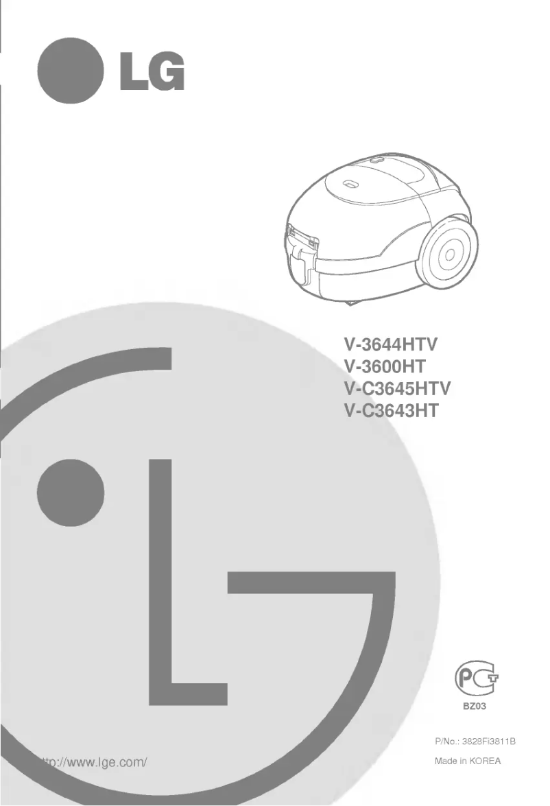 Page n°1 - Manuel utilisateur LG VTC3643HT