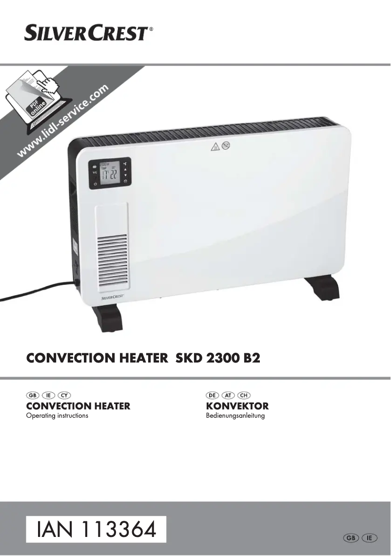 Página 1 del manual Manual de usuario SilverCrest SKD 2300 B2