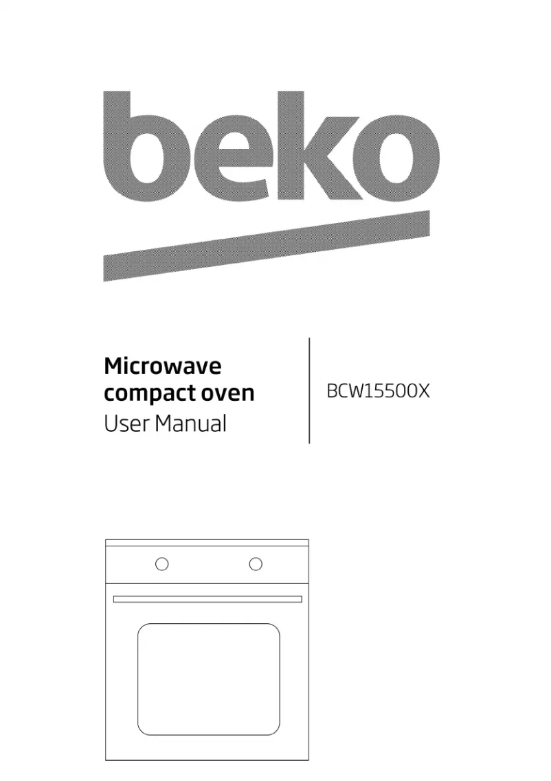Page n°1 - Manuel utilisateur Beko BCW 15500 X