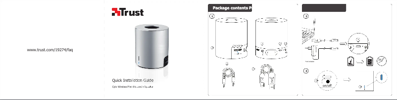 Page 1 de la notice Manuel utilisateur Trust Cylo