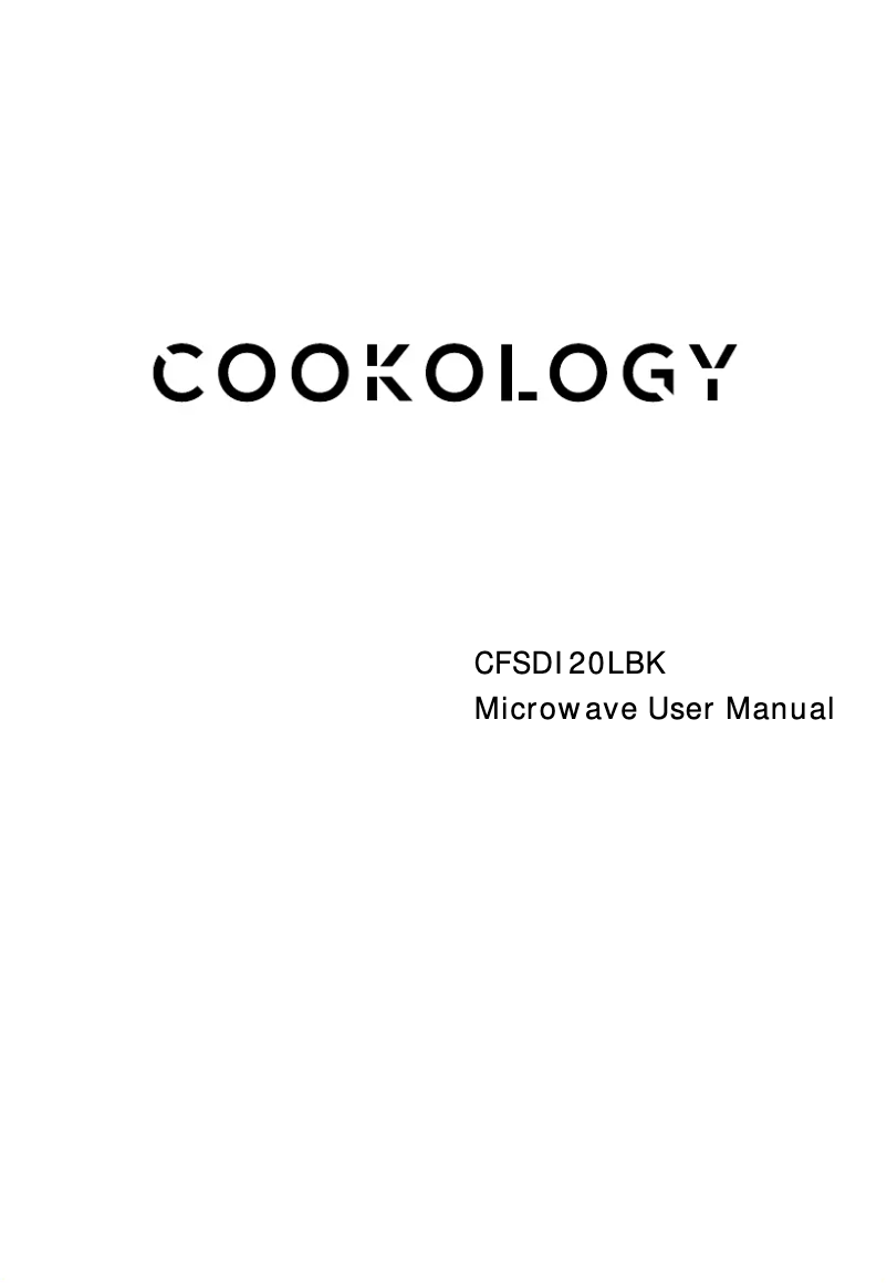Page 1 de la notice Manuel utilisateur Cookology CFSDI20LBK