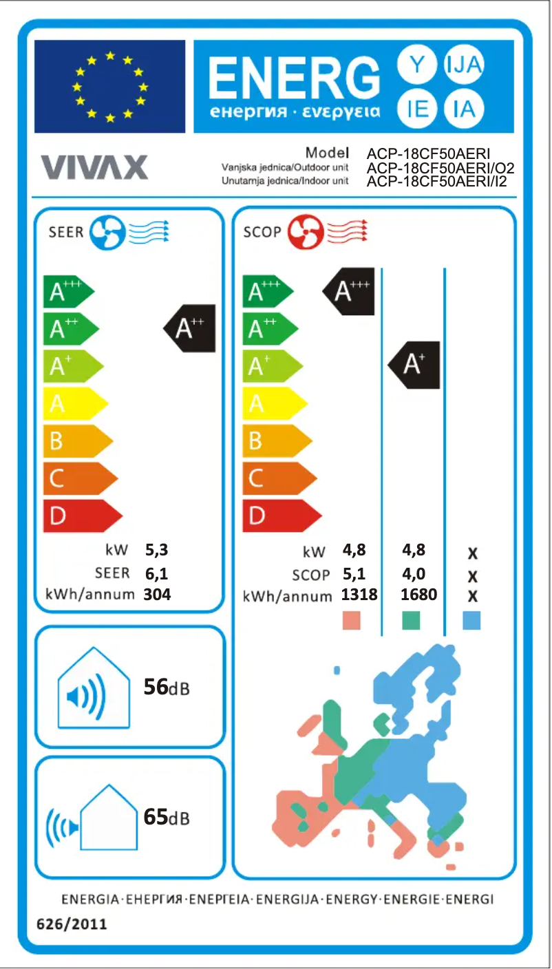 Imagen de la primera página del manual del dispositivo ACP-18CF50AERI