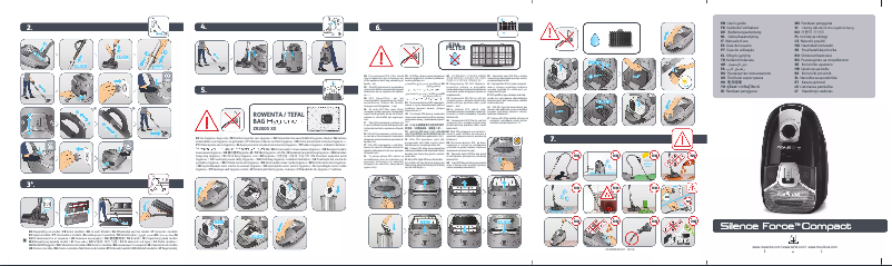 Page 1 de la notice Manuel utilisateur Rowenta Silence Force Compact 4A Parquet RO6355