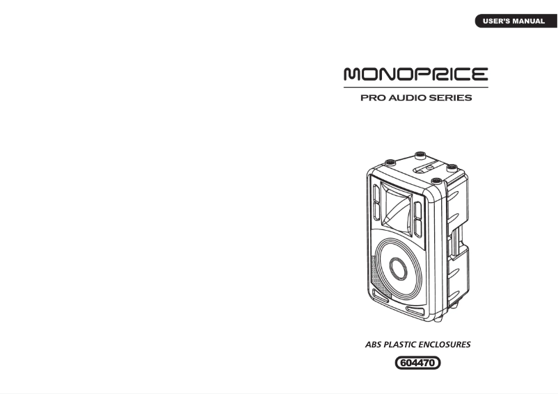 Page 1 de la notice Manuel utilisateur Monoprice 604470