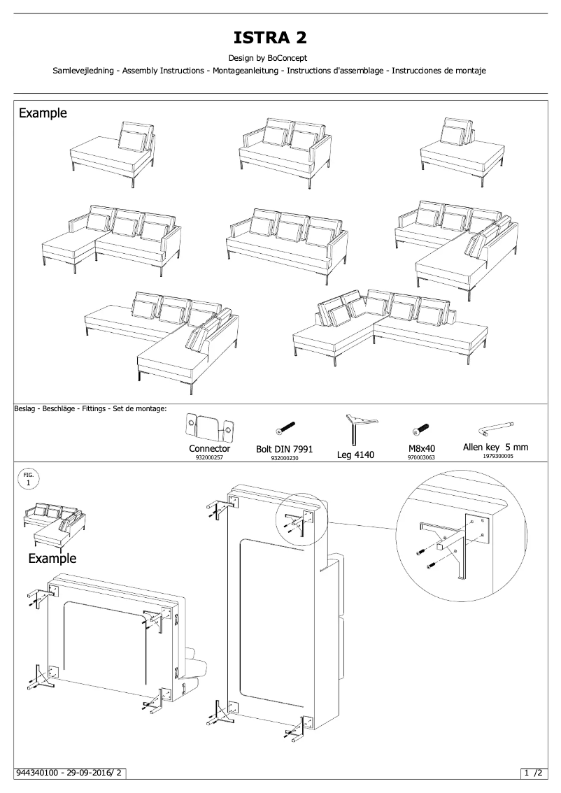 Image de la première page du manuel de l'appareil Istra 2