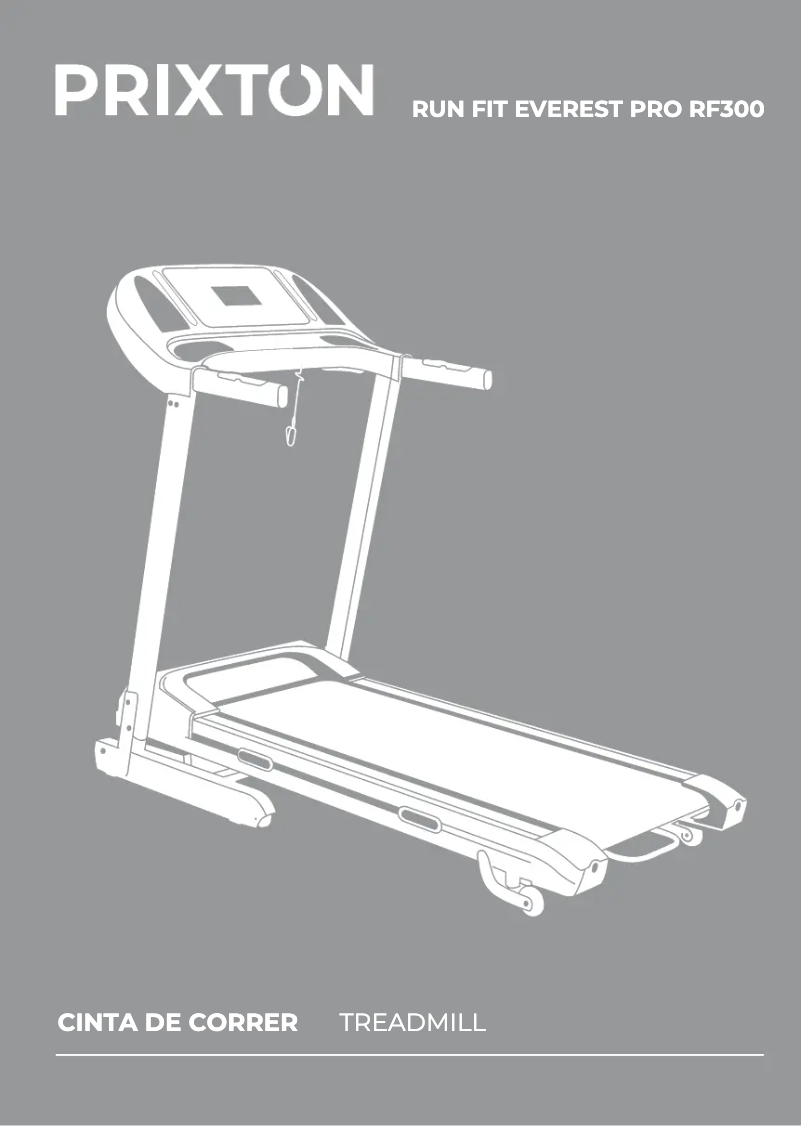 Image de la première page du manuel de l'appareil Run Fit Everest PRO RF300