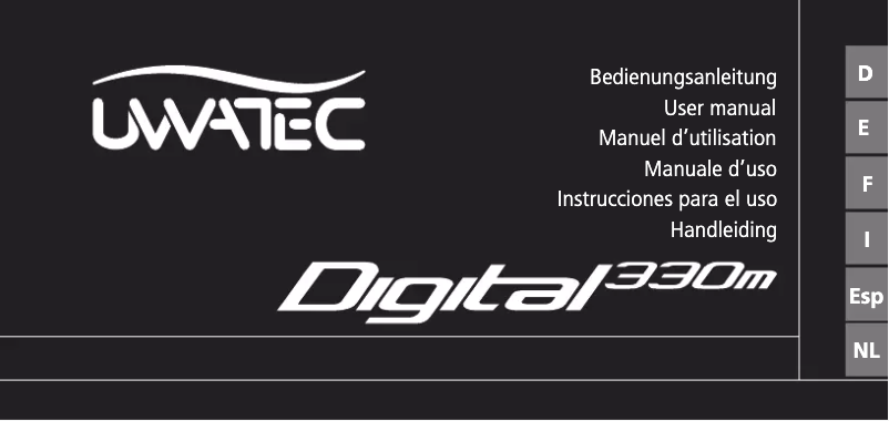Page 1 de la notice Manuel utilisateur Uwatec Digital 330m