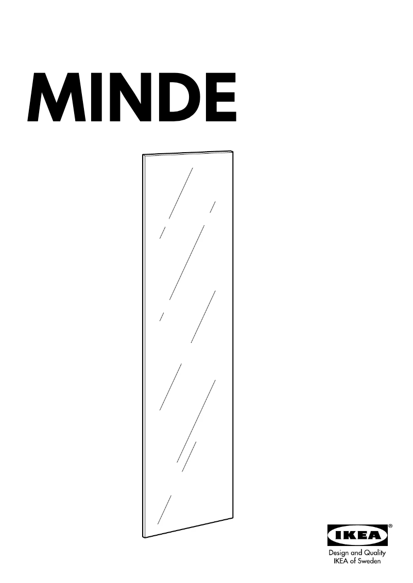 Image de la première page du manuel de l'appareil MINDE