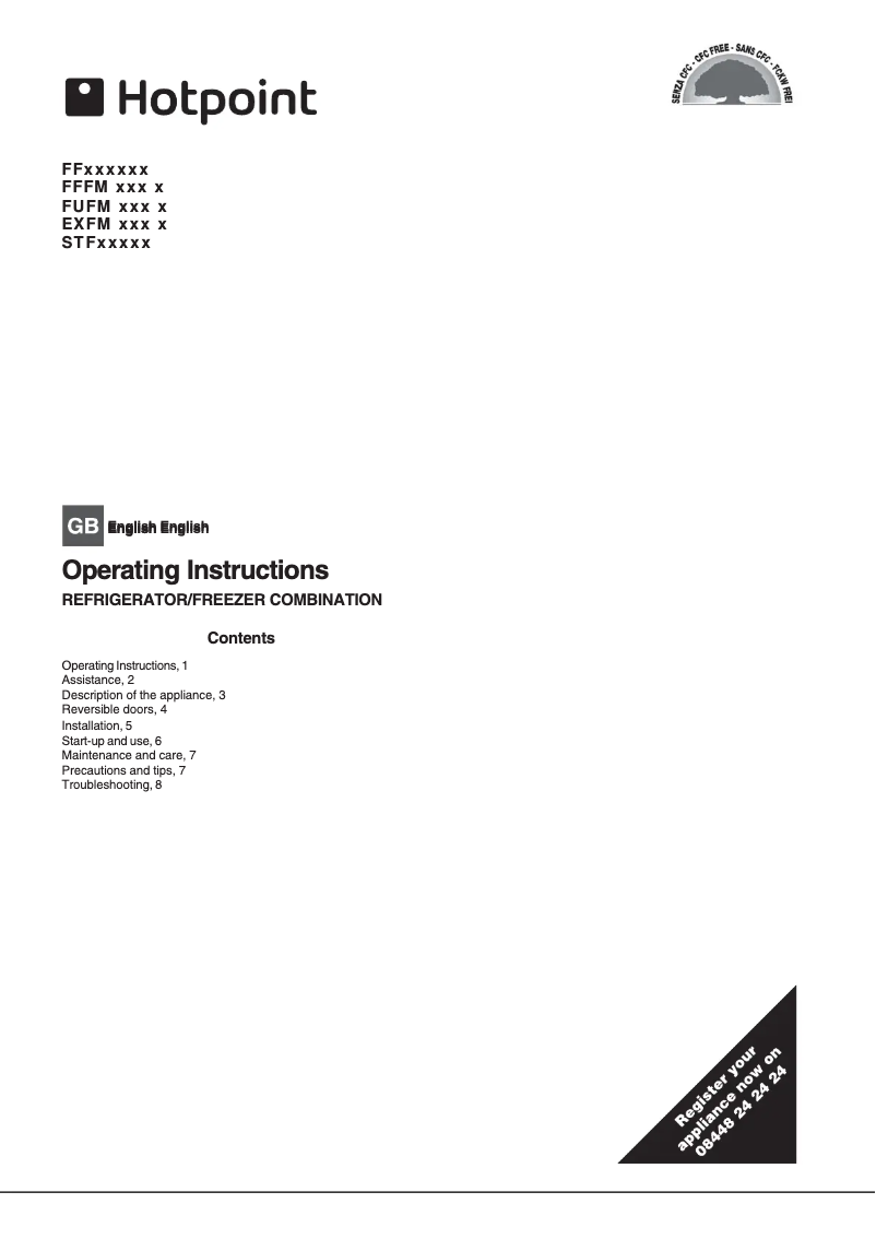 Image de la première page du manuel de l'appareil STF175WP