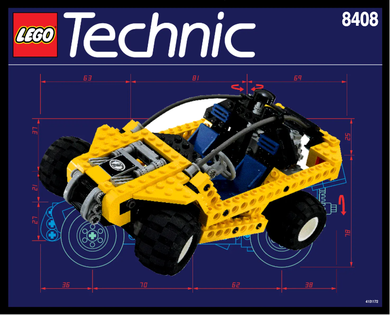 Page n°1 - Manuel utilisateur Lego Technic 8408