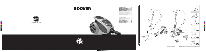Page n°1 - Manuel utilisateur Hoover XP81_OP25001