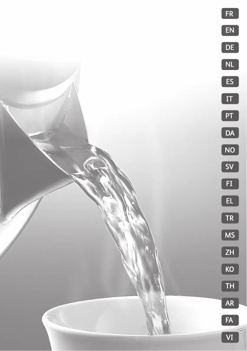 Page 1 de la notice Manuel utilisateur Tefal Delfini Plus KO150F