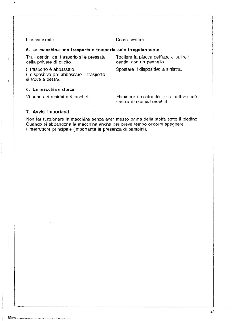 Página 1 del manual Manual de usuario Bernina Bernette 200