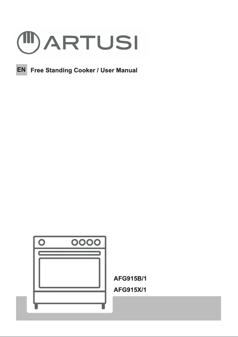 Page n°1 - Manuel utilisateur Artusi AFG915X/1